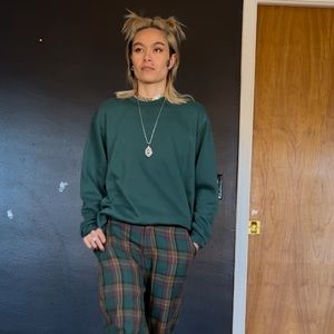 Vintage 90s Green crew Sweatshirt
